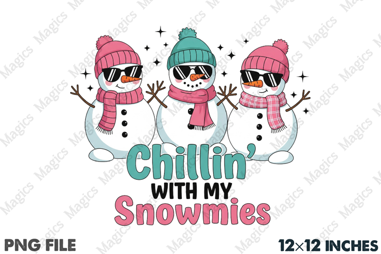 Cute Snowman Clipart Image 16