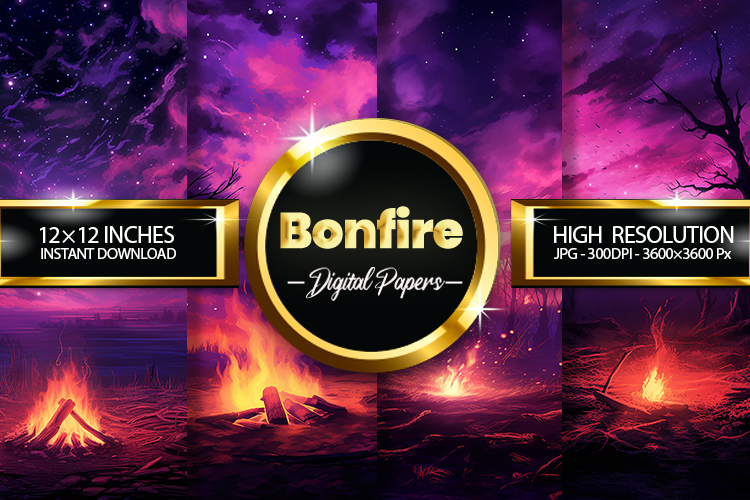 Bonfire Digital Papers - 04 Variations