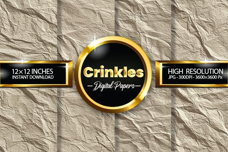 Crinkles Paper Digital Papers - 04 Variations