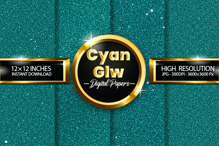 Cyan Glw Digital Papers - 04 Variations