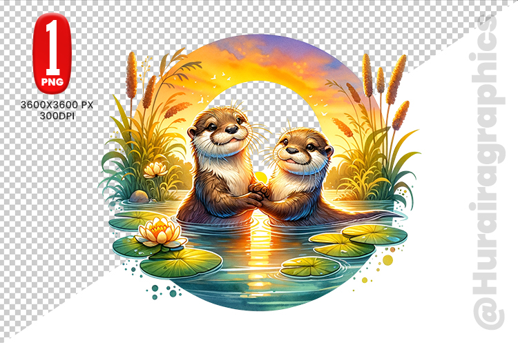 Otter Clipart Image 11