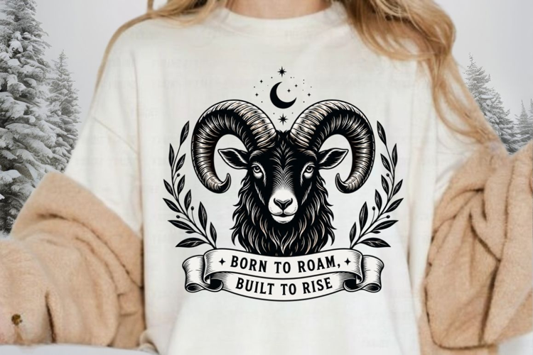 Born To Roam Built To Rise PNG Sublimation Design - Vintage