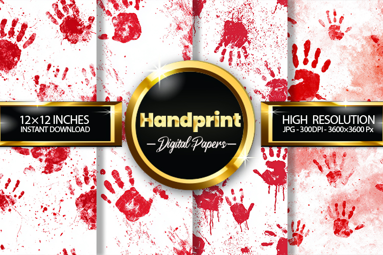 Handprint Clipart Image 2