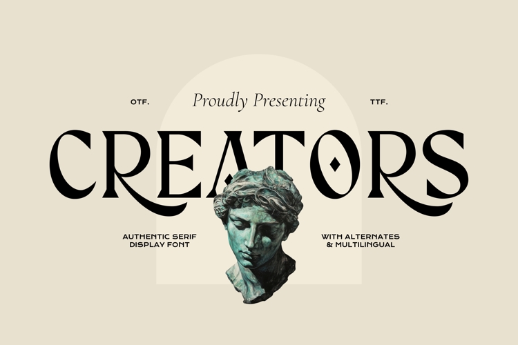 Creators - Luxury Serif Font