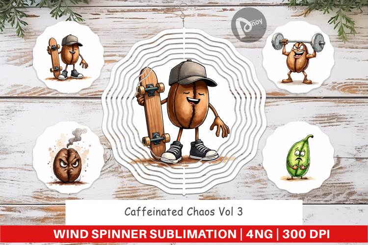Sarcastic Coffee Wind Spinner