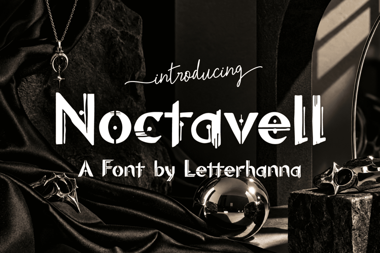Noctavell Gothic Font: A Decorative Pick for Mystical Brands
