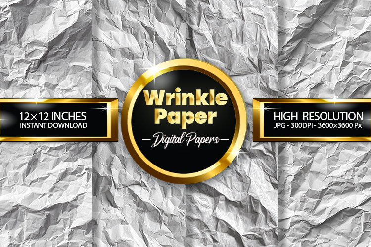 Wrinkle Texture Digital Papers - 04 Variations