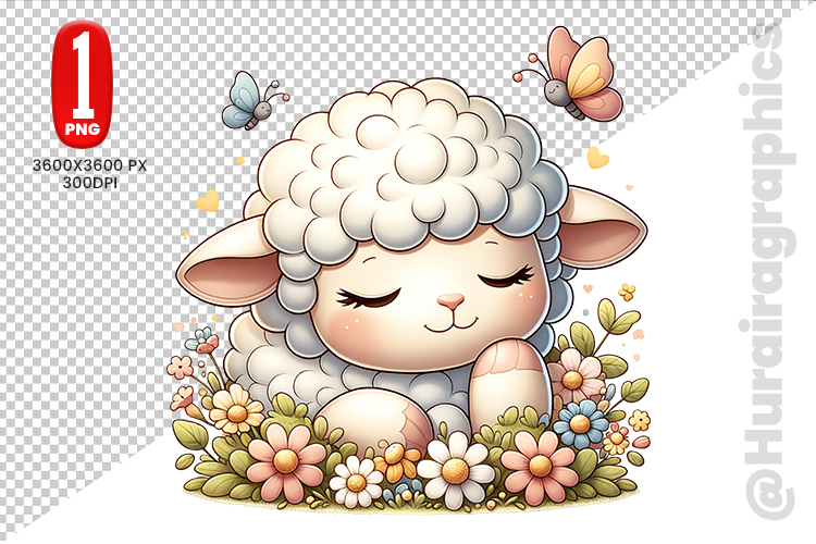 Sheep Clipart Image 23