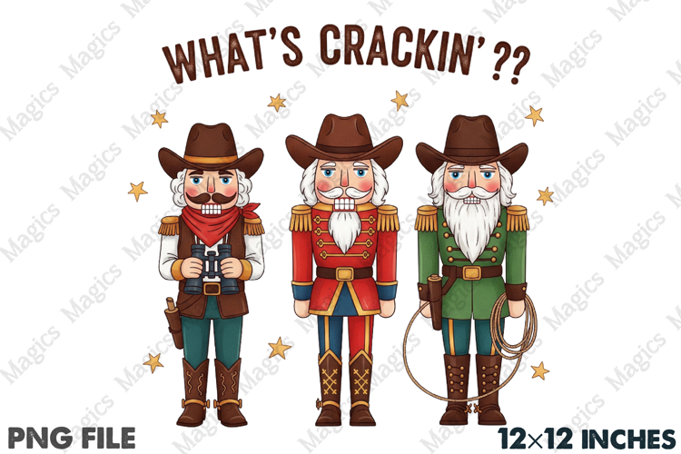 What’s Crackin Cowboy Christmas Png