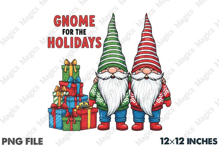 Christmas Gnome For The Holidays PNG