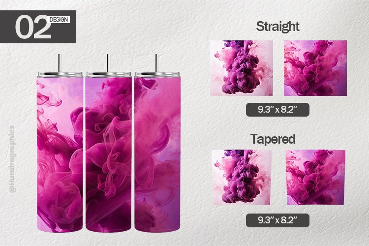 Smoke Tumbler Wrap| Tumbler Sublimation Wrap