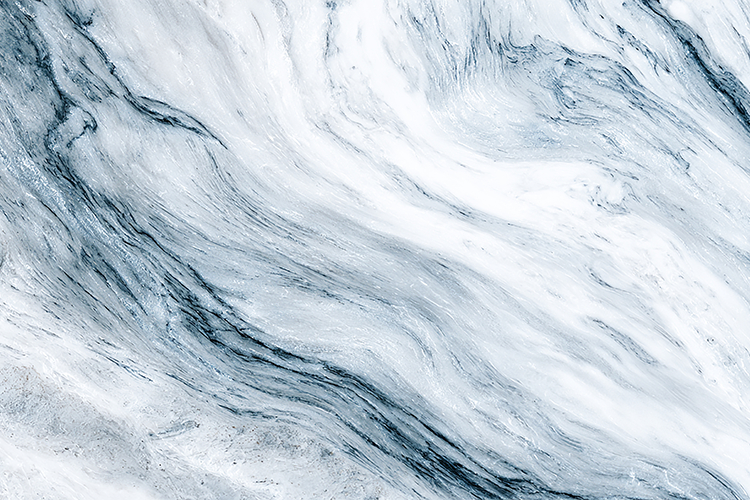 A close-up view of a marble surface with intricate patterns