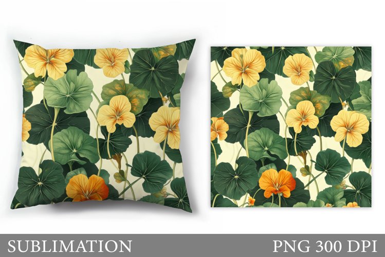 Flowers Sublimation. Flowers Pillow Sublimation example image 1