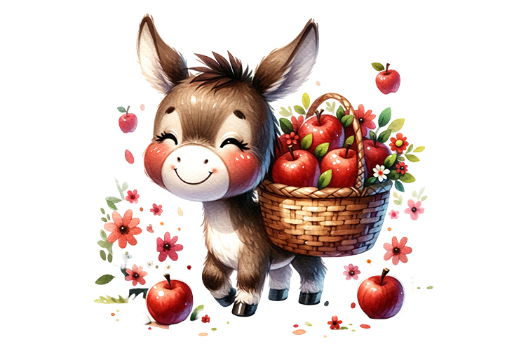 Donkey Clipart Image 6
