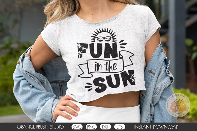 Funny Summer Sun Quote SVG Beach Travel Shirt Mug Design