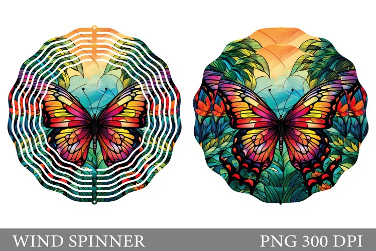 Butterfly Wind Spinner. Butterfly Spinner Sublimation
