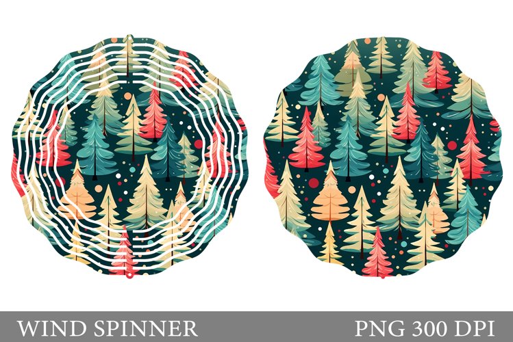 Christmas Tree Wind Spinner. Christmas Tree Spinner Design