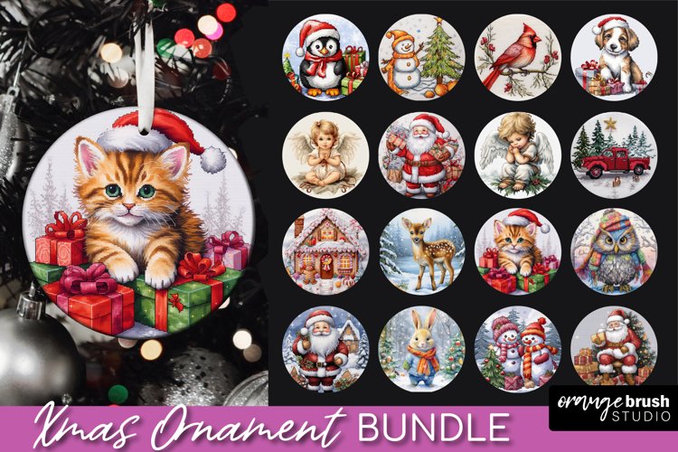 Christmas Ornament Sublimation Designs Image 15