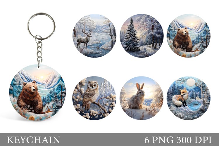 Winter Animals Clipart Image 4