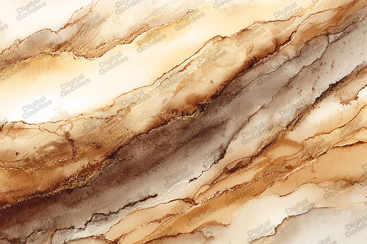Brown Beige Watercolor Marble Texture Background for Crafts