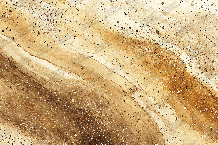 Brown Gold Watercolor Texture Background for Creative Crafts