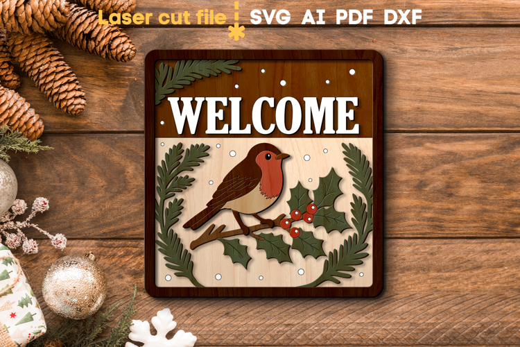 Christmas Welcome Sign Svg Image 5