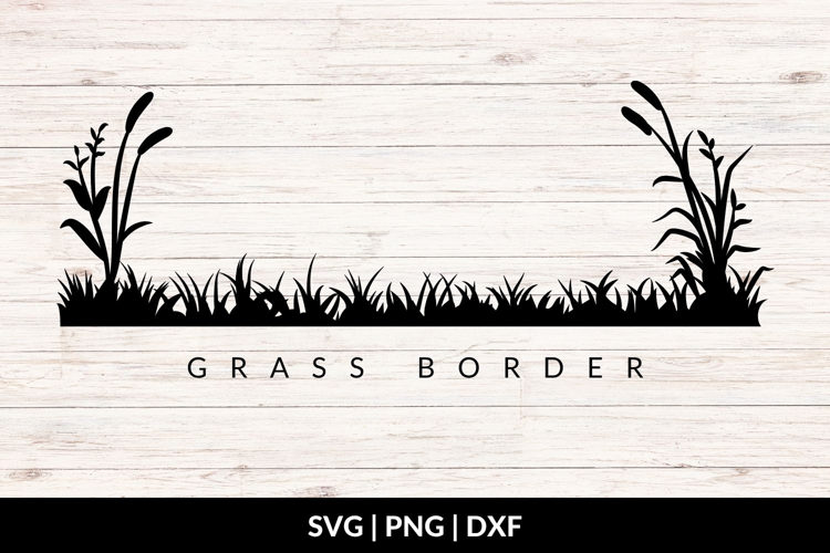 Grass Edge SVG, Grass Border