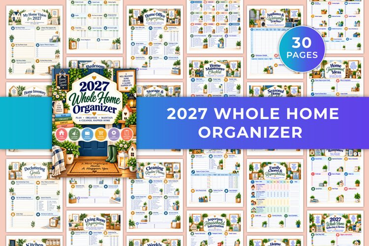 2027 Whole Home Organizer Kdp interiors example image 1