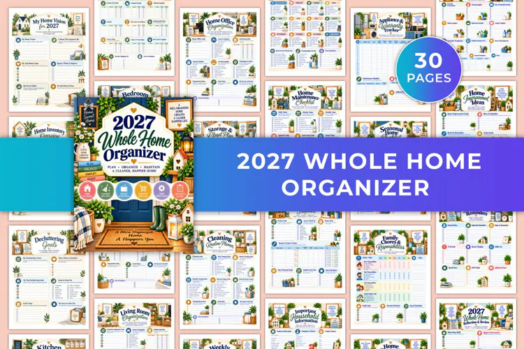 2027 Whole Home Organizer Kdp interiors