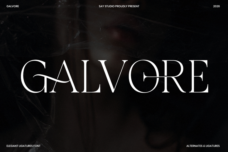 Galvore - Luxury Ligature Serif Font