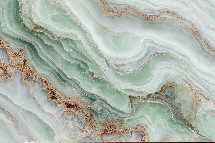 A green & white marble texture