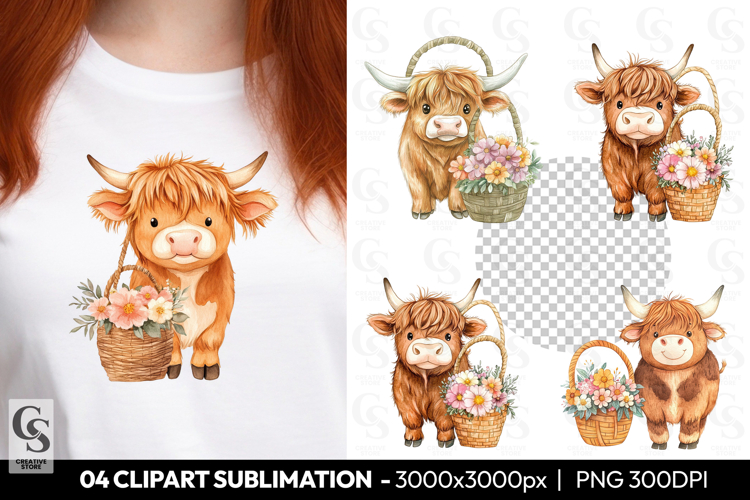 Highland Cow Png Image 22