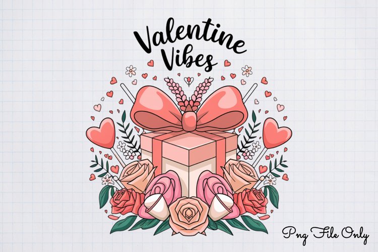 Valentine vibes PNG, Funny Valentine Sublimation PNG