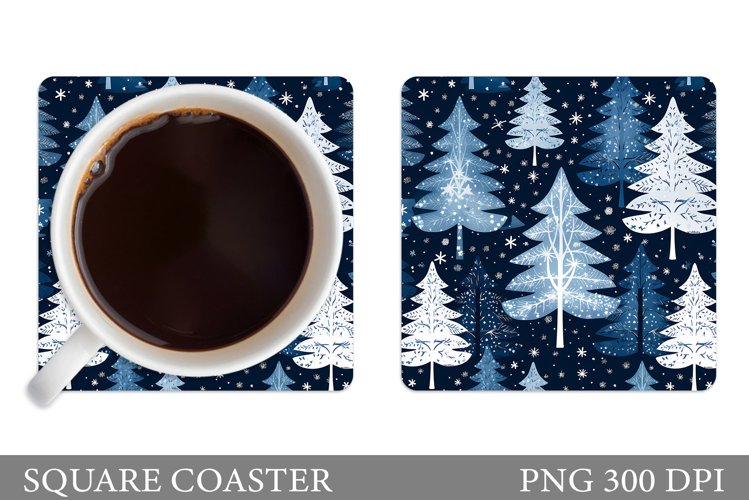 Christmas Tree Coaster Sublimation