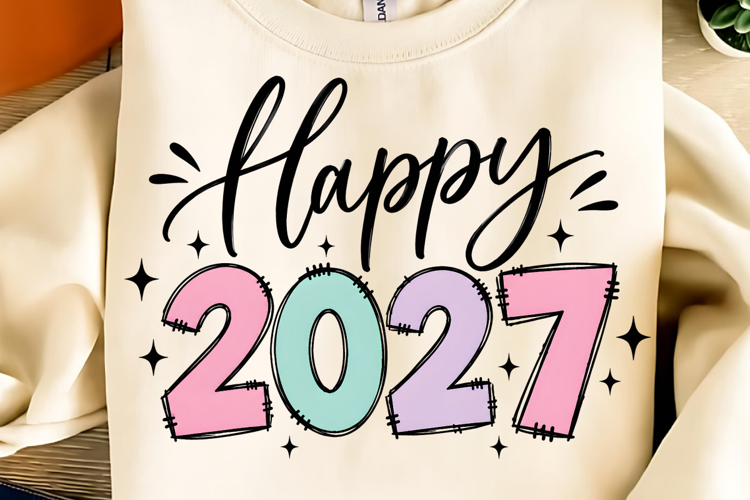 Happy 2027 PNG, Happy New Year 2027 PNG