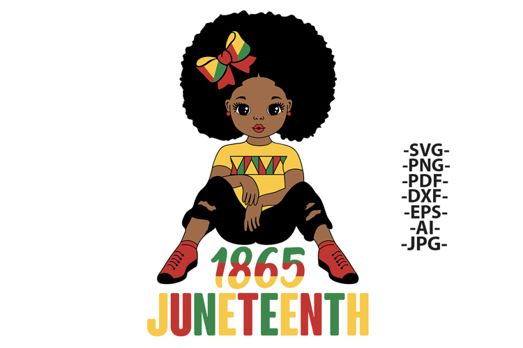 Juneteenth Afro Svg Image 6