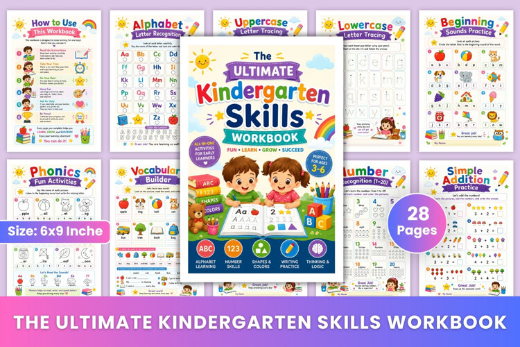 The Ultimate Kindergarten Skills Workbook example image 1