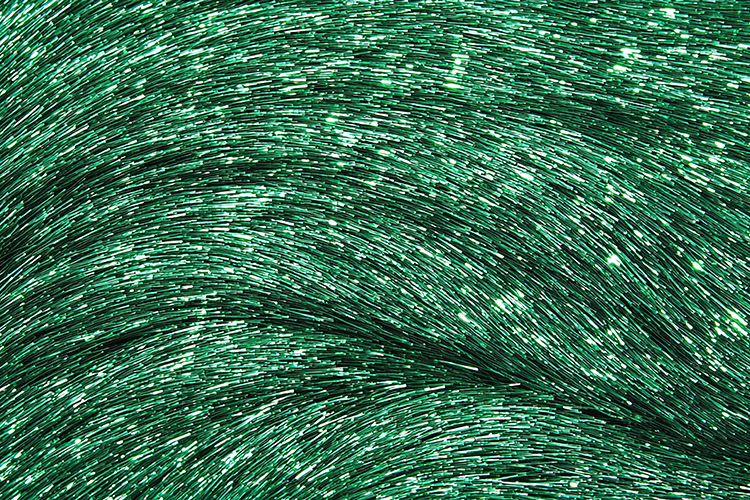 Emerald Green Glitter Fiber Texture | Abstract Wavy Backgrou