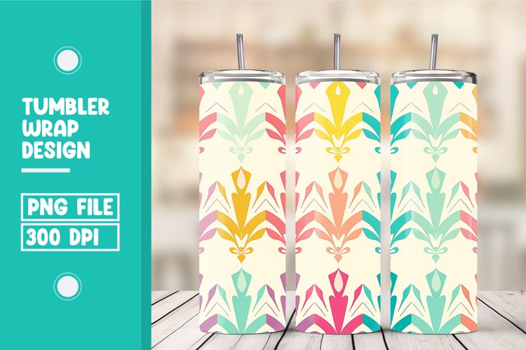 Abstract Pattern Tumbler Wrap Design example image 1