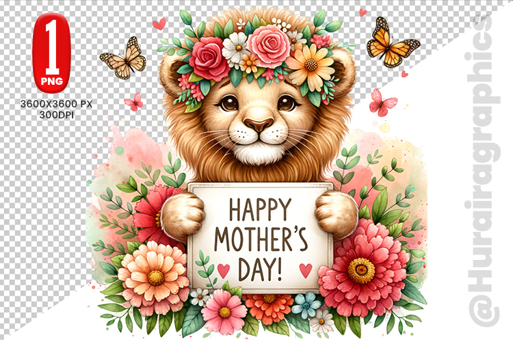 Cute Lion Clipart Image 22