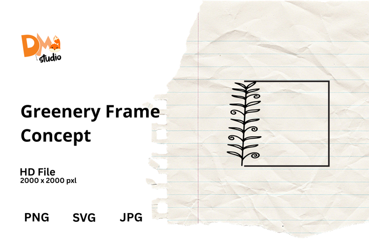 Greenery Frame Concept example image 1