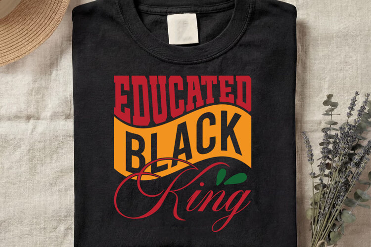 Educated Black History PNG T-Shirt Design
