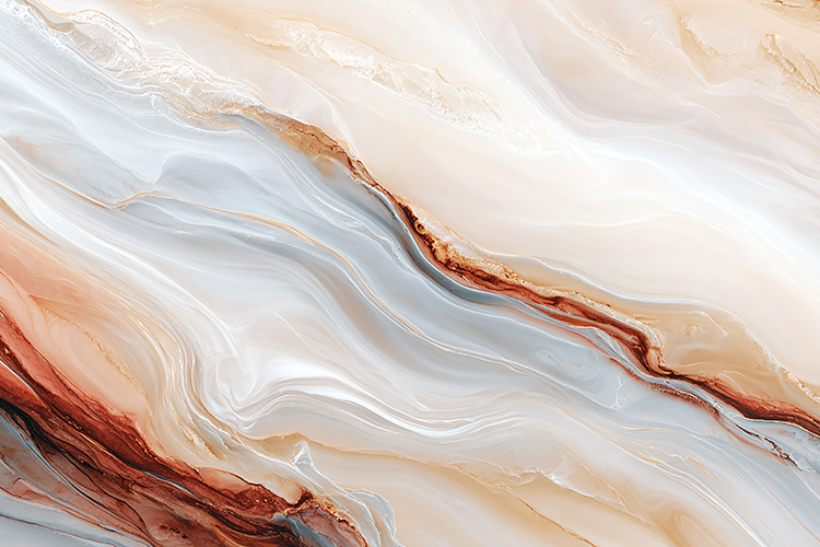 A marble surface with swirling