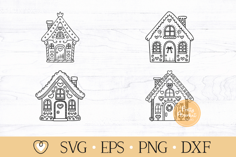 Gingerbread House Clipart Image 3