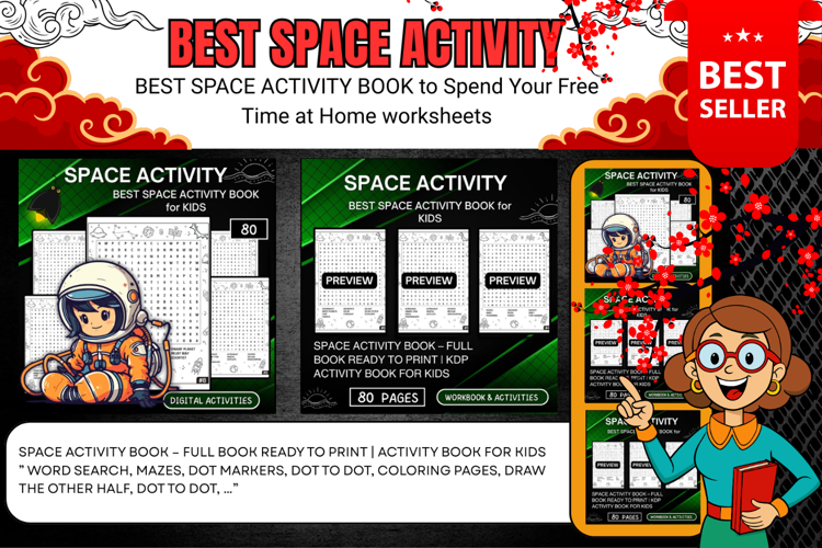 BEST SPACE ACTIVITY BOOK for KIDS Winter Worksheets 2026