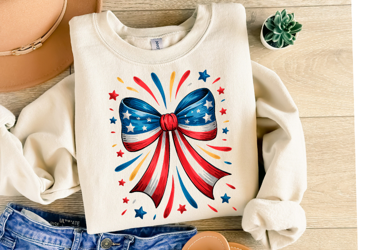 USA Bow Svg | 4th of July Svg | Shirt Svg