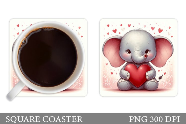 Cute Elephant Clipart Image 18