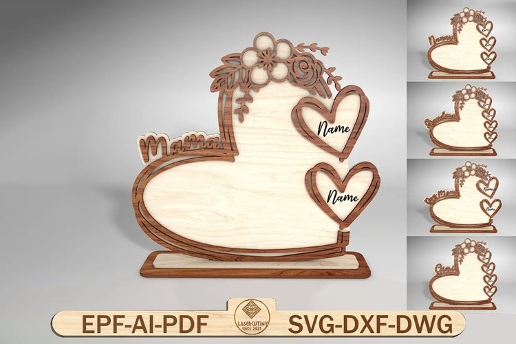 Grandma Heart Svg Image 19