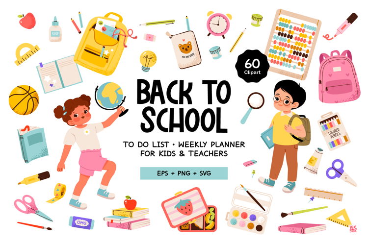 Back to School Vector Bundle | png | svg | eps