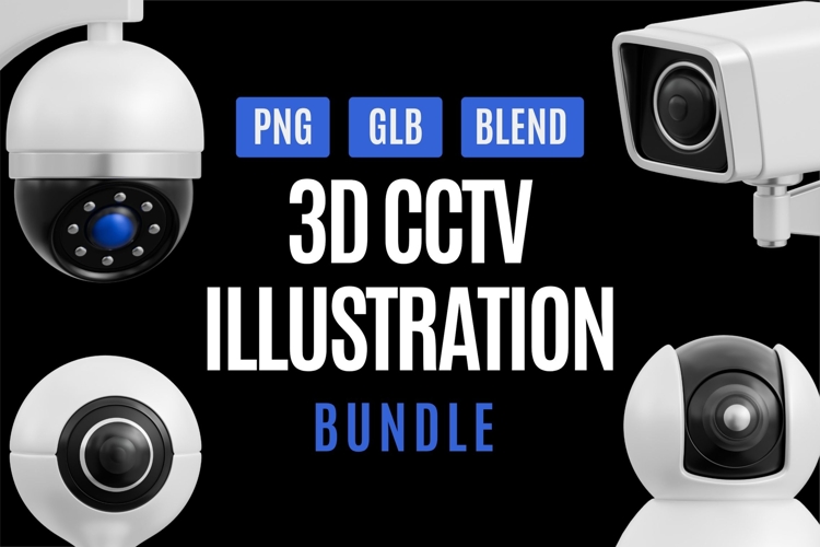 3D CCTV & Security Camera Collection